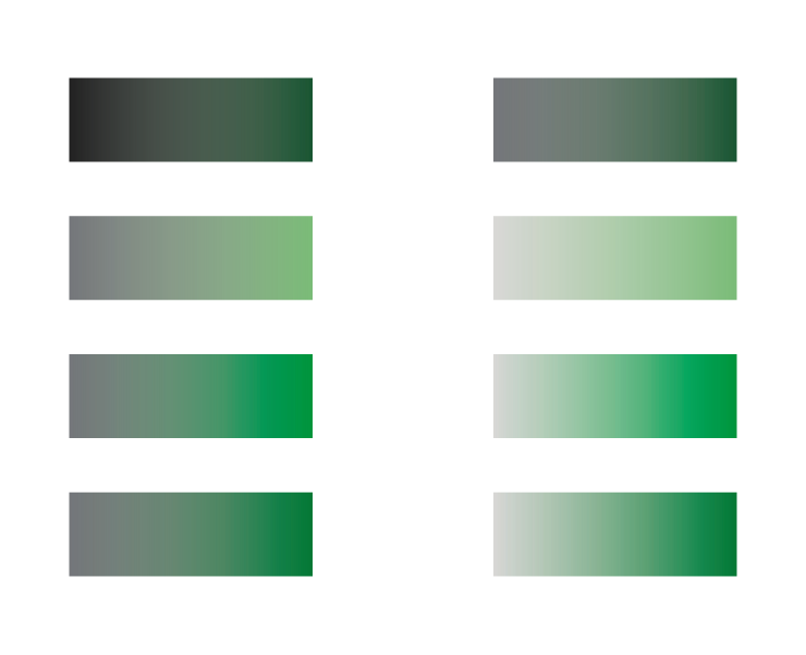 Color palette gradients for NGINX Conf Austin